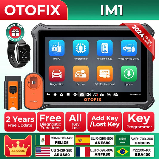 OTOFIX IM1 Car Key FOB Programming Tool All System Diagnostic Scan Tool Auto Key Programmer IMMO Function Key Tool 2 Year Update