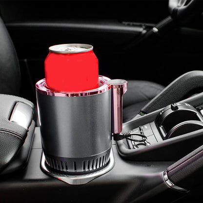Smart 2 in 1 Auto Cup Kühler wärmer für Outdoor-Reisen tragbare Mini-Auto-Kühlschrank 12V Kühlung Heiz becher Getränke halter